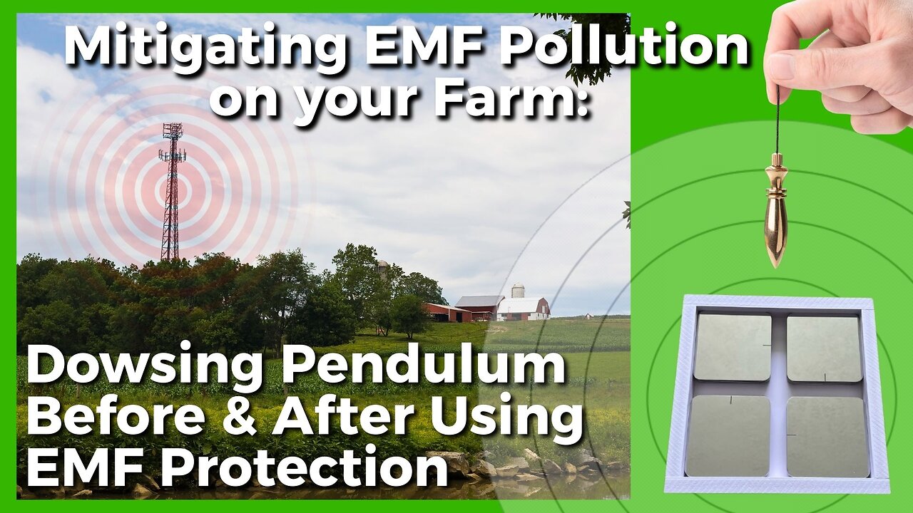 Measuring & Mitigating EMF Pollution on Farms: Dowsing Pendulum Before After Geofield Ag Conditioner
