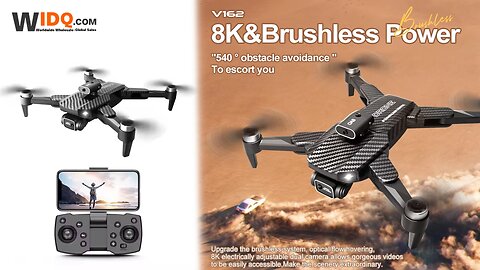 🚀 Brushless 8K GPS Drone with Dual Cameras & Smart Obstacle Avoidance 📸