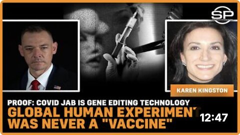 "Evidence: Covid Jab as Global Gene Editing Experiment, Not a Traditional Vaccine"
