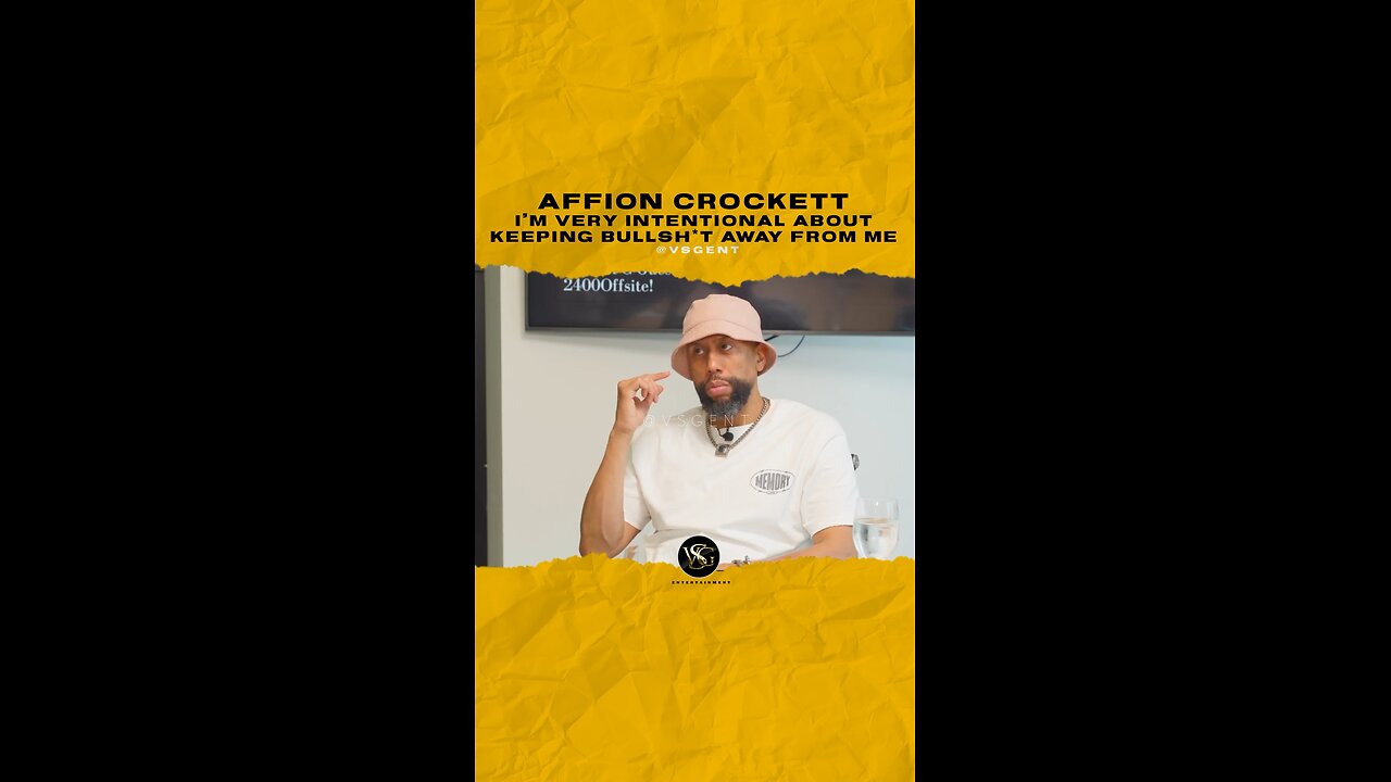 @affioncrockett I’m very intentional about keeping bullsh*t away from me