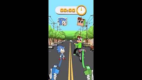 INCRÍVEL ELE ACHA QUE É MAIS RÁPIDO DO QUE O SONIC OLHA ISSO