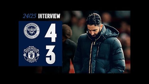 Ruben Amorim & Mason Mount react to Manchester United's narrow defeat