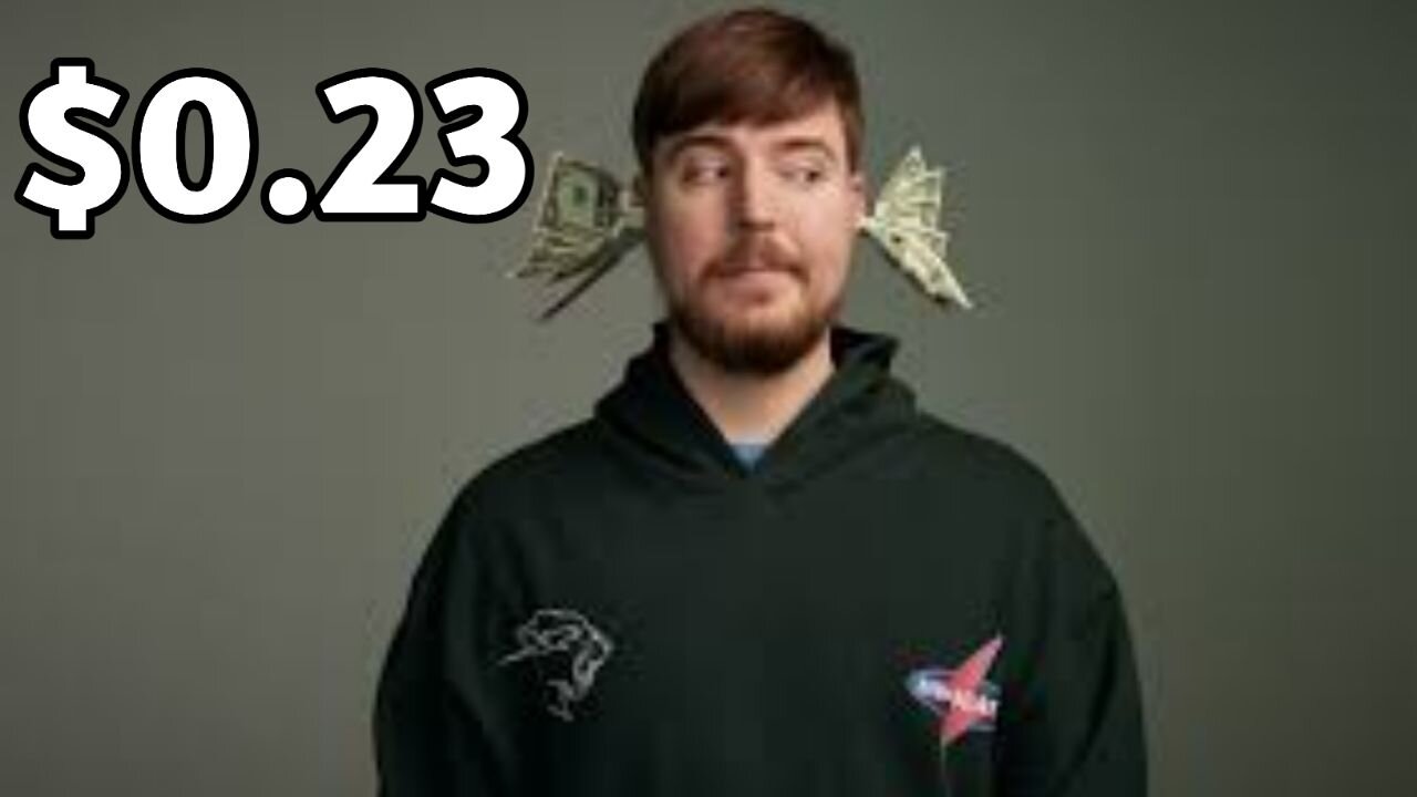 Youtuber give $0.23 to Mr Beast !!😳 #shorts #mrbeast