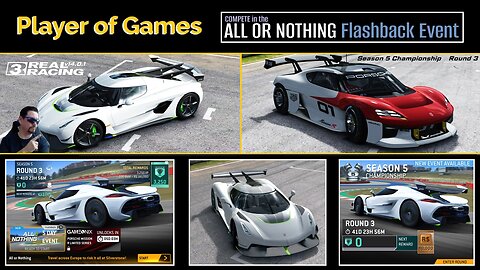 COMPETE in the ALL OR NOTHING Flashback Event with the KOENIGSEGG JESKO: Real Racing 3 Update 14.0.1