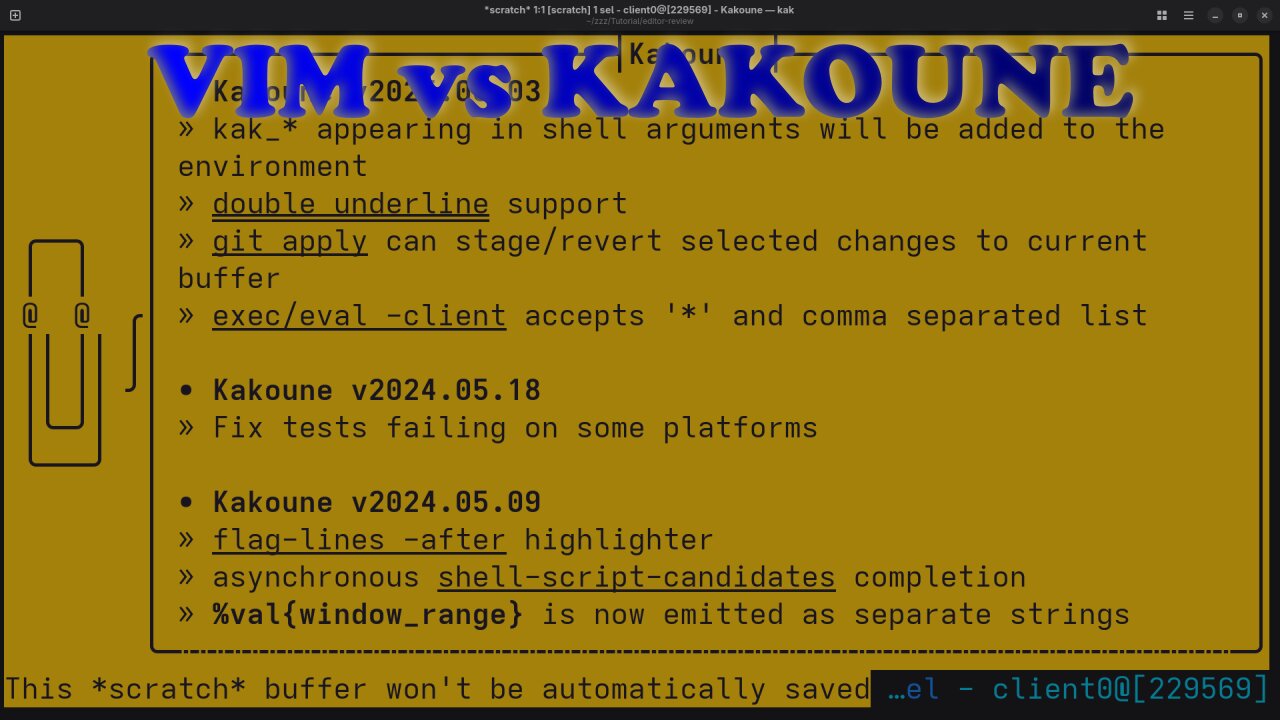 Kakoune Tutorial: Master Multi-Selection Editing in 10 Minutes