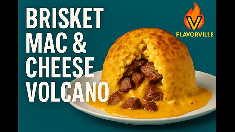 Brisket Mac & Cheese Volcano – FlavorVille Savory Chaos Finale