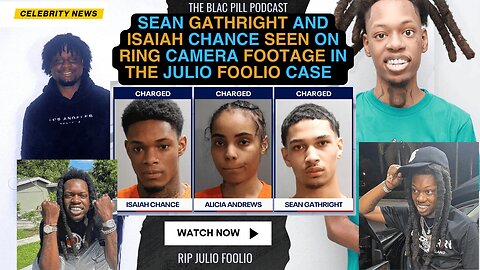 Sean Gathright and Isaiah Chance seen on RING CAMERA FOOTAGE in the Julio Foolio case