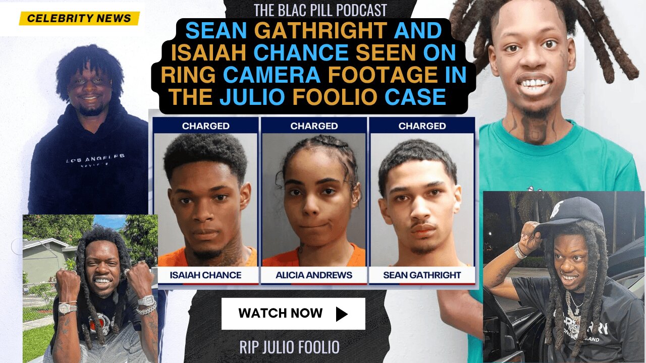 Sean Gathright and Isaiah Chance seen on RING CAMERA FOOTAGE in the Julio Foolio case