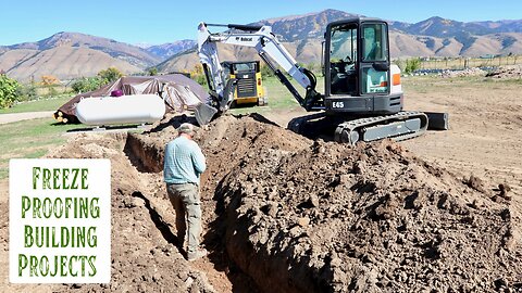 Grey Water Installation, Burying Things Before Freeze Up, Protecting the Little House Before Winter!