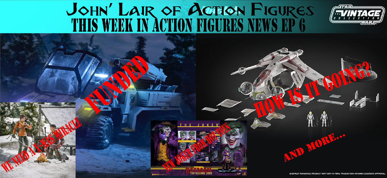 This week in Action Figures News Episode 6 Snow Cat needs X-Mas miracle New Hot Toys Joker