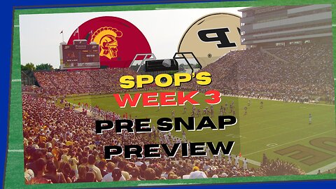 USC @ Purdue - Week 3 Pre Snap Preview