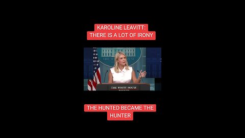 Karoline Leavitt: the irony out the left