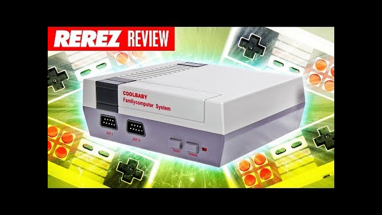 NES Classic Knock Off Console // Cool Baby 600 in 1 - Rerez