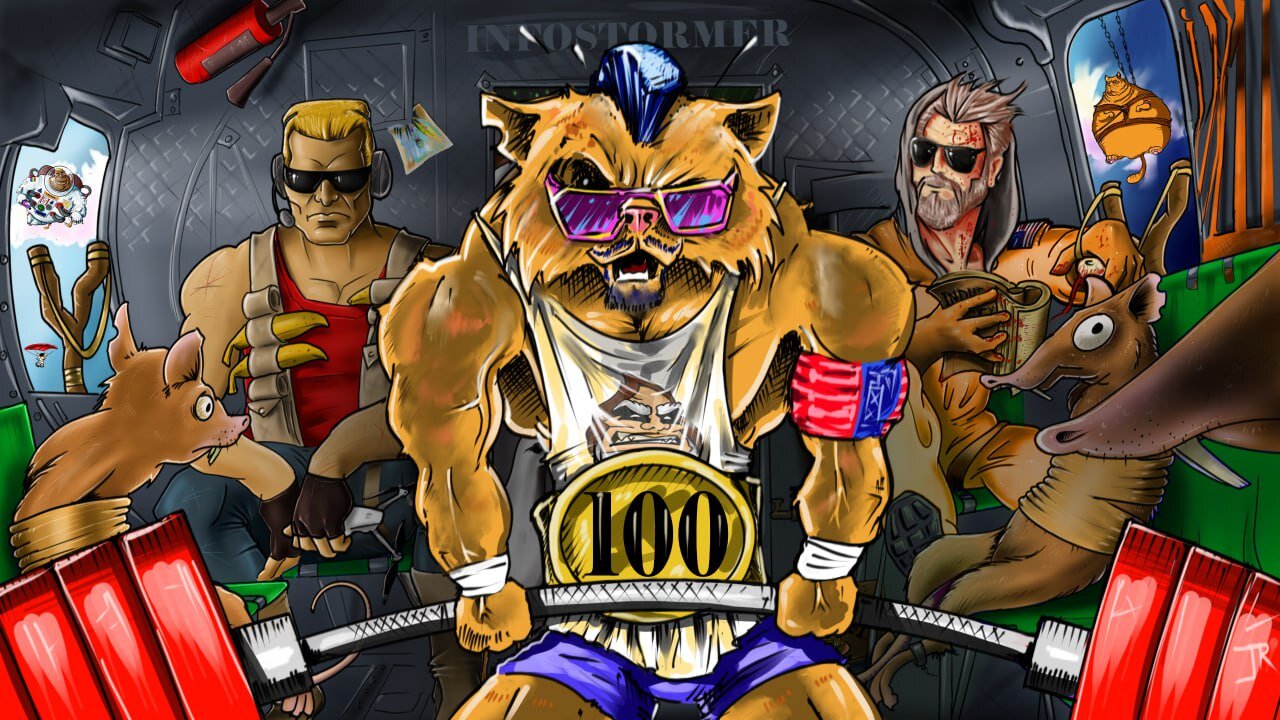 Infostormer Live Episode #100 - Celebrating 100 Episodes With Hulk Hogan, Prayers and Vitamins