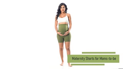 3-Pack Seamless Over-the-Belly Maternity Yoga Shorts – High Waist Pregnancy Activewear for Women.