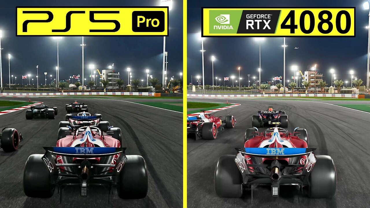 F1 25 PS5 Pro vs PC RTX 4080 4K Ultra Path Tracing Graphics Comparison #eapartner