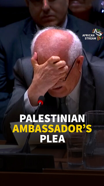 PALESTINIAN AMBASSADOR'S PLEA