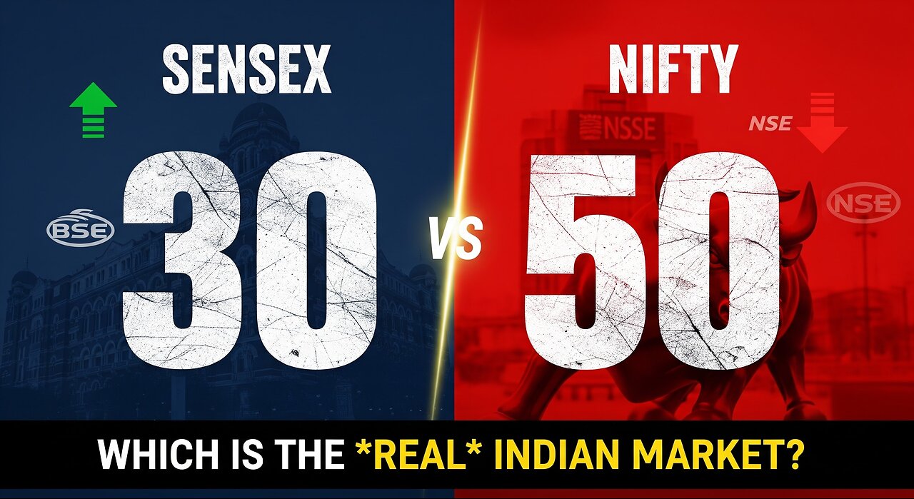 30 વિ 50 ની લડાઈ: સેન્સેક્સ અને નિફ્ટીમાં કોણ શ્રેષ્ઠ છે? (સંપૂર્ણ સત્ય) | EPK Capital
