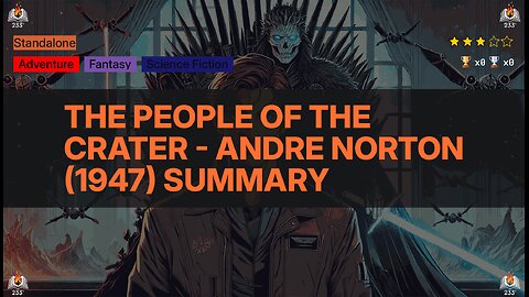 The People of the Crater - Andre Norton (1947) Summary