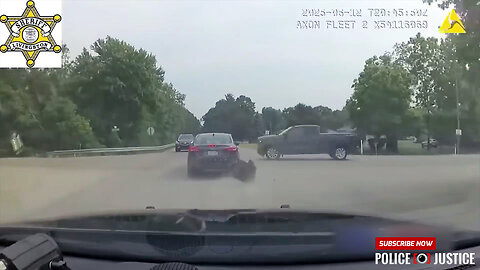 🚨 Stolen Subaru Chase Ends in Violent Rollover Crash | Police Bodycam