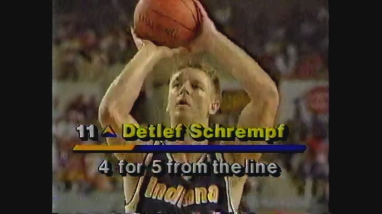 Detlef Schrempf 19 Points @ Suns, 1991-92.