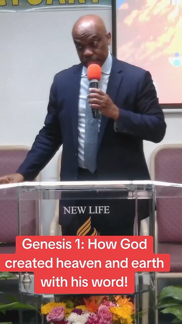 Genesis 1: How God created heaven and earth with his word!
