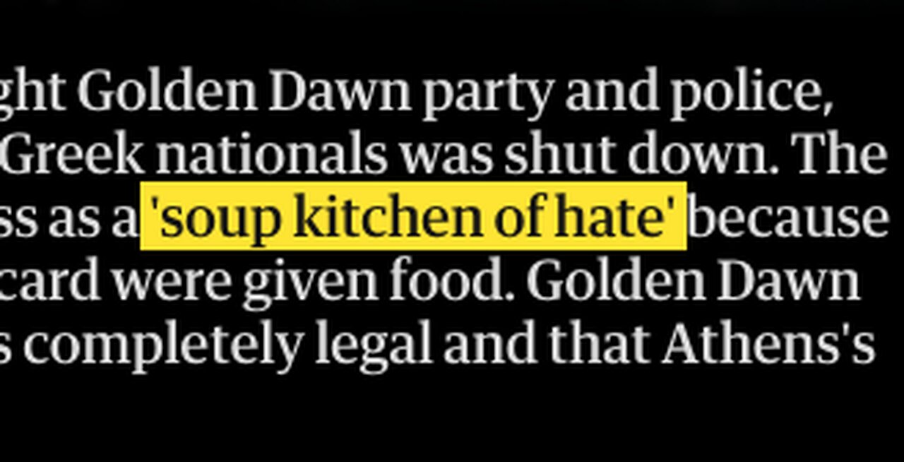 Soup Kitchen of Hate