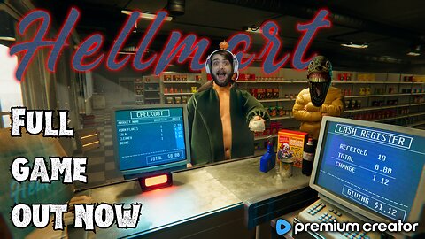 HELLMART LAUNCHED TODAY 🤯 SCARY SUPERMARKET SIMULATOR 🛒 CHILL STREAM 😎 I APPRECIATE YOU 💚