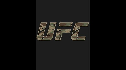 UFC fight between two men