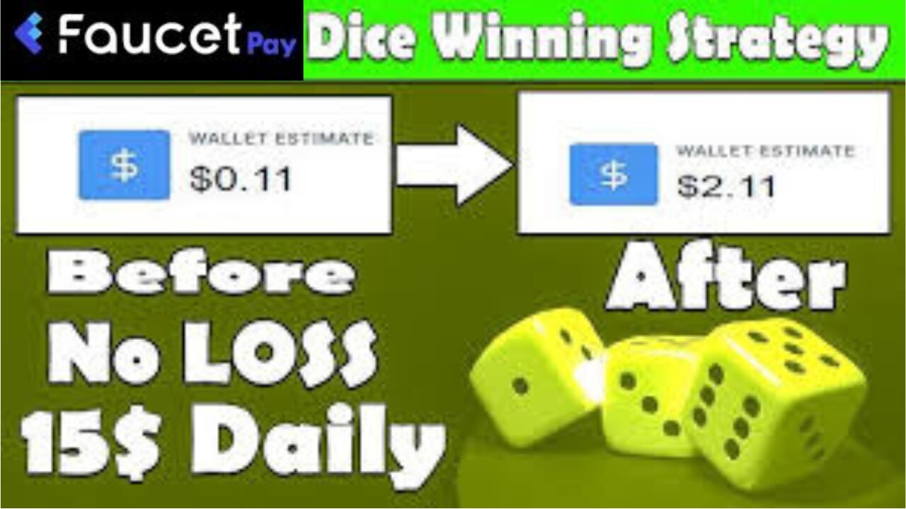 Double Your Money In Faucet Pay Using the Game Trick _ FaucetPay Dice Game Trick
