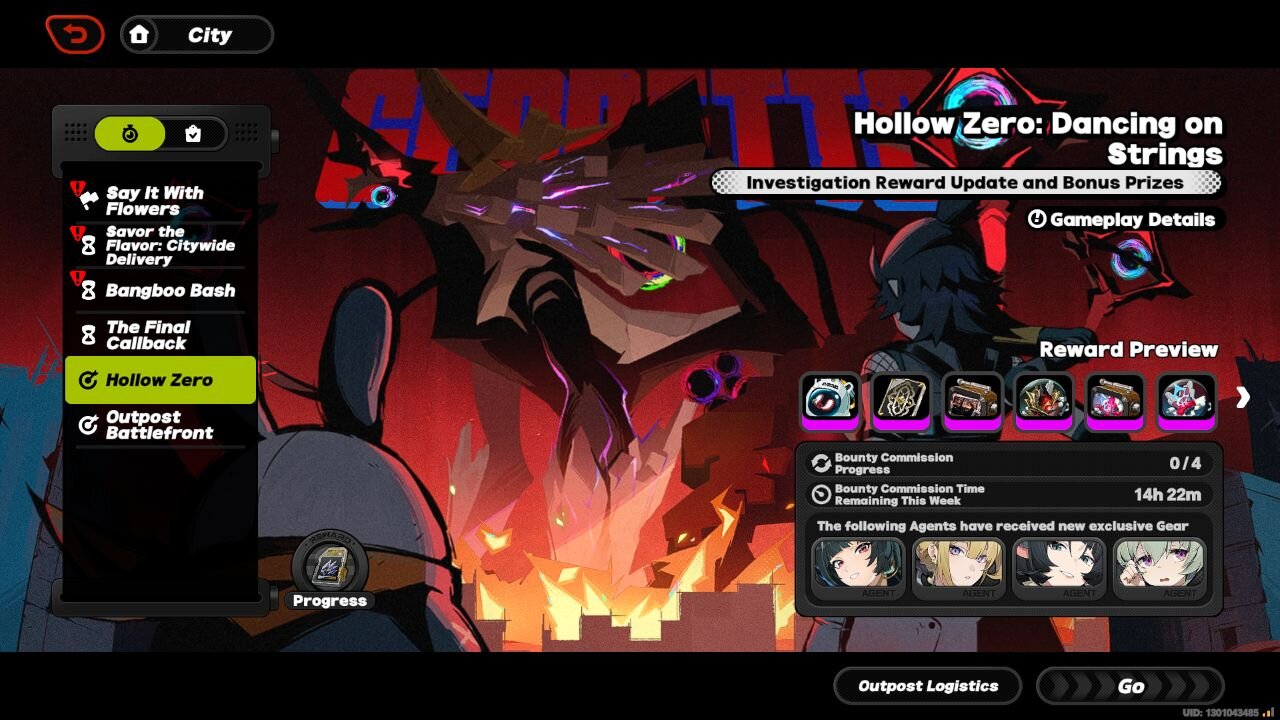 Hollow Zero - Dancing on Strings Theme - Zenless Zone Zero (ZZZ) - Version 1.7