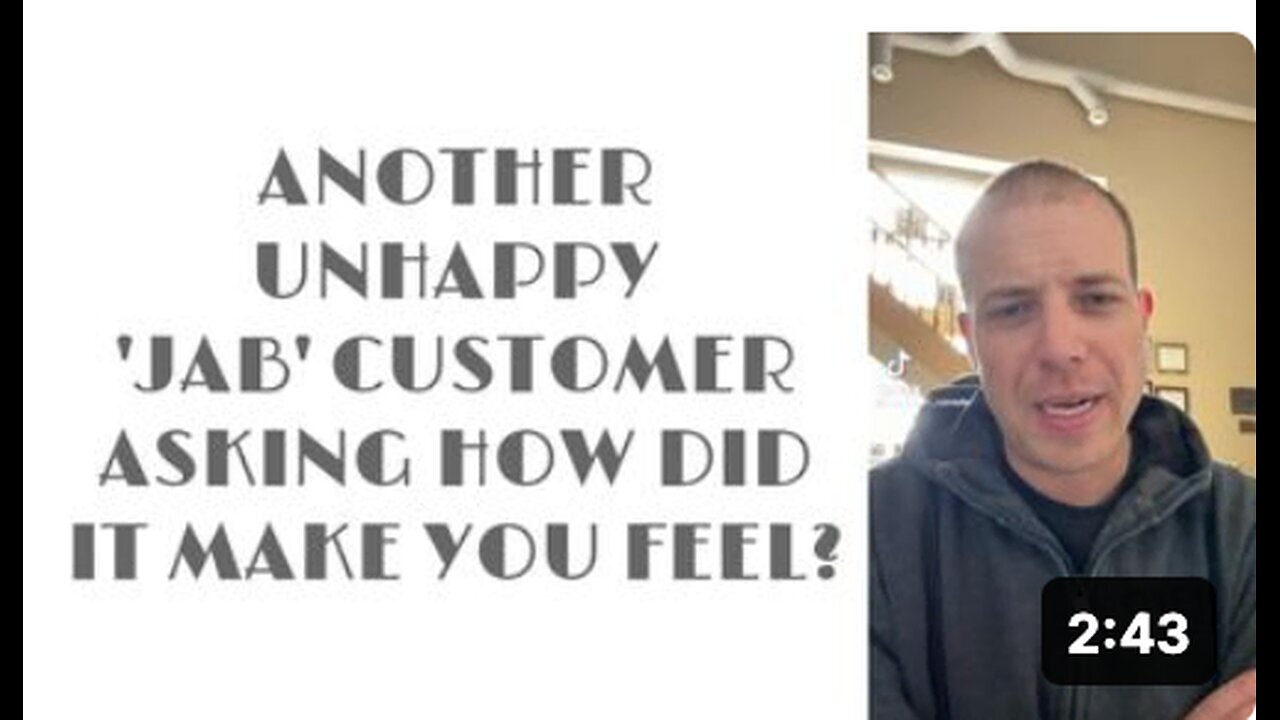 "Unhappy 'Jab' Customer Queries About its Effects"