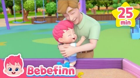 Happy Father's Day Special | Dad Is My Hero | Kids Song Compilation | Bebefinn Nursery Rhymes