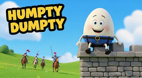 Humpty Dumpty | Funny 3D Pixar Style Cartoon Story for Kids