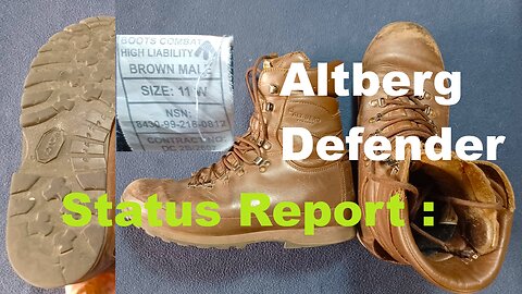 SHOW AND TELL[225]: Altberg Defender, Combat Boots, High Liability. Physical Checkup Review