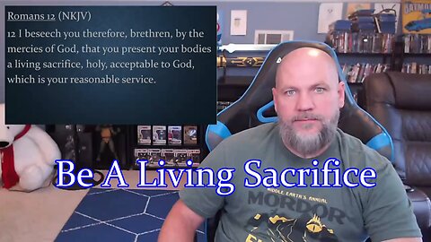 Gamer's Bible Break: Live Your Life As If Someone Gave Theirs for You. #jesus #biblestudy #gaming