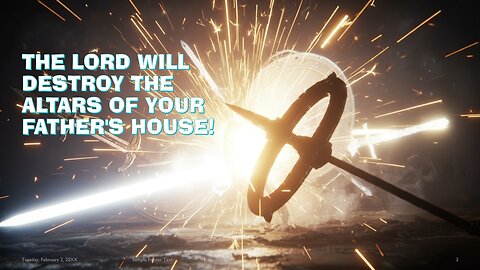 THE LORD WILL DESTROY THE ALTARS OF YOUR FATHER'S HOUSE! Day 77 | September 19th, 2025