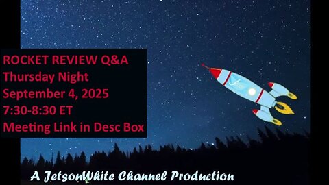 September Promo for the Rocket Review Q&A