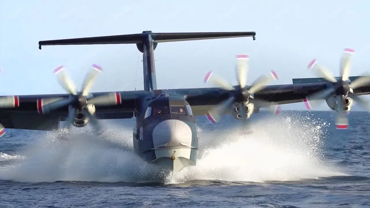 Japan’s Most Expensive Seaplane Ever in Action During Extreme Tests