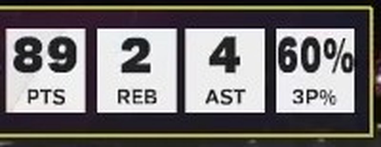 NBA 2K25 89 Points