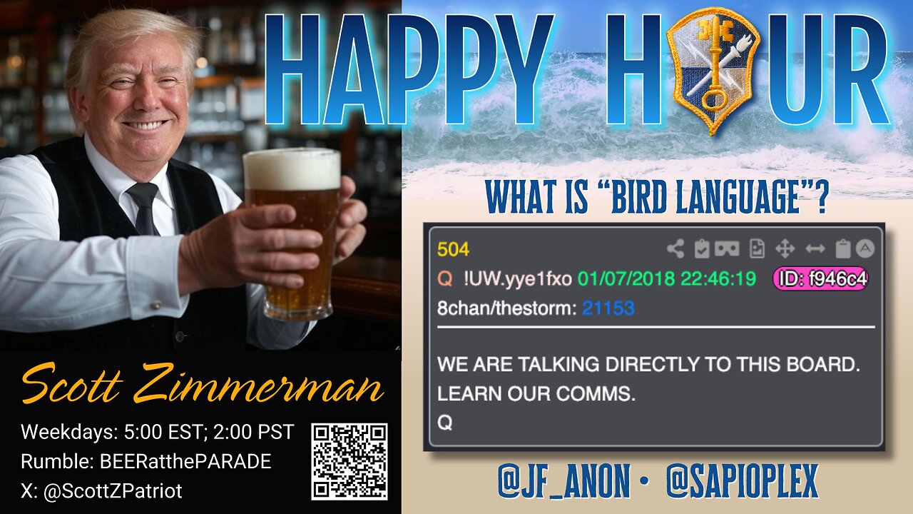 HAPPY HQUR: "Bird Language" with Sapioplex & JF Anon