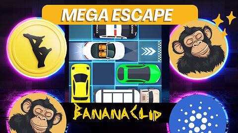 MEGA ESCAPE CAR CHAOS! | Web3 Car Parking Puzzle Mayhem BananaClip.io Gameplay