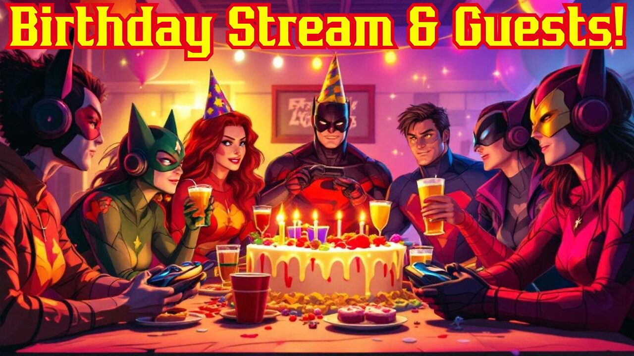 Birthday Stream! Special Guests, Games, And MORE! | Common Nerd's Birthday