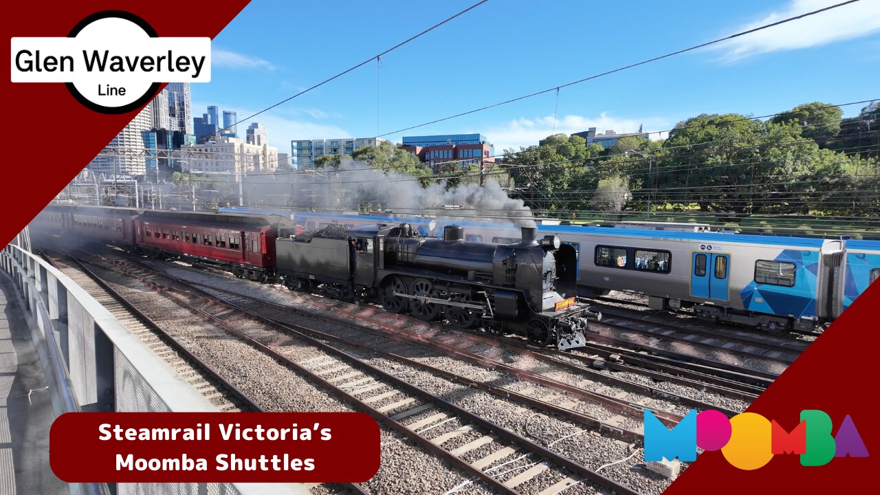 Steamrail Victoria's Moomba Shuttles ft A² 986 & K183