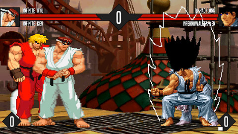 MUGEN - Infinite Ryu & Infinite Ken vs. Qi-Hao-Long & InfernoWalker-Ken - Download