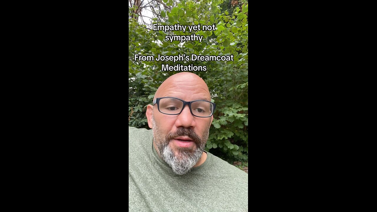 Empathy yet not sympathy