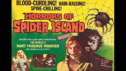 HORRORS OF SPIDER ISLAND 1960 Plane Crashes on Island of Monster Spiders FULL MOVIE HD & W/S