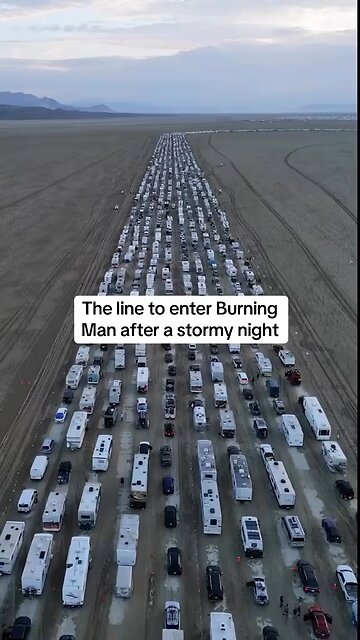 Burning Man Awaits: Sun Rises, Sand Dries, Gates Open #burningman #blackrockcity #playa #japd