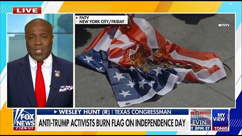 Rep Wesley Hunt Slams Flag Burners: Pack Up and Leave the Country!