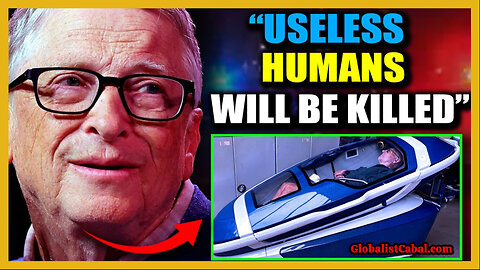 🌎☠️ The Globalist WEF Scumbags Unveil Bill Gates' "Death Pods" That Remotely Euthanize "Useless" Citizens